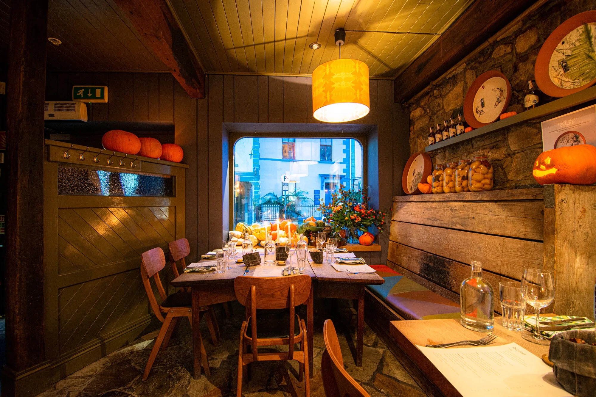 The dining room at Kai restaurant