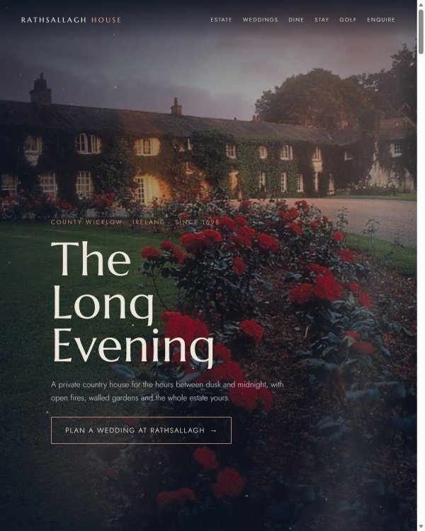 Rathsallagh House, a Georgian country house hotel and wedding venue in County Wicklow